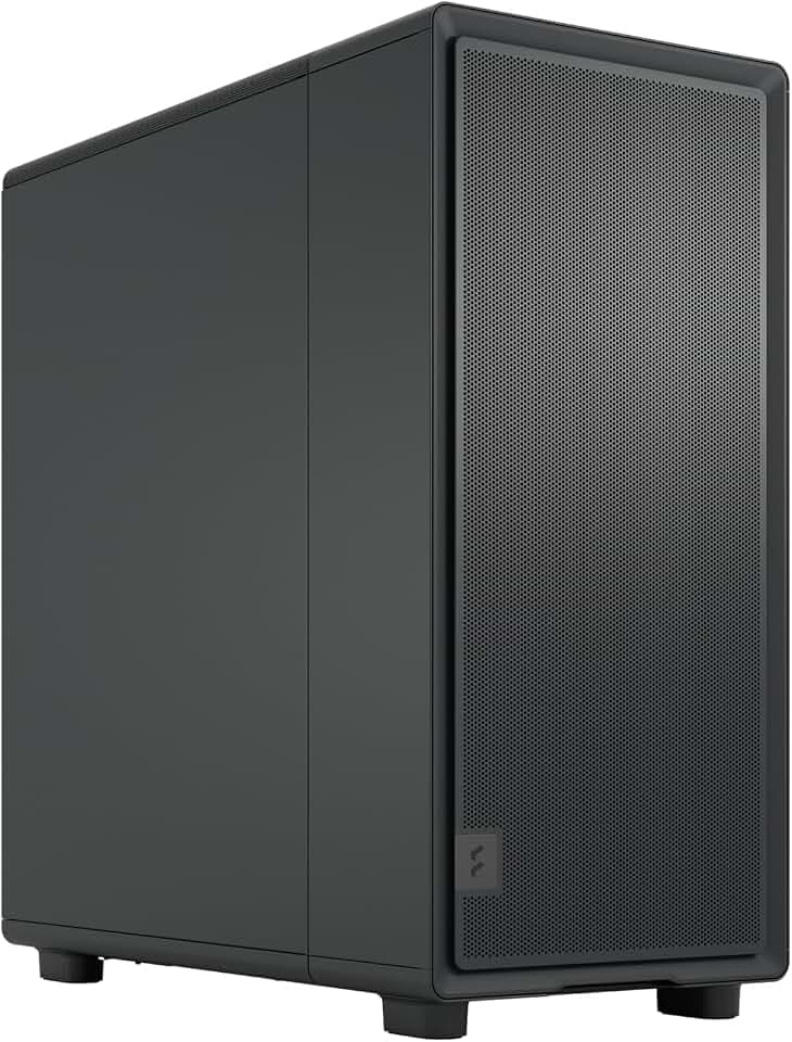 Fractal Design Epoch Schwarz Solid - Gaming-PC-Gehäuse - Mesh-Frontpanel - DREI Momentum 12-Lüfter inkl. - Geräumiger Innenraum - ATX/mATX/ITX Unterstützung