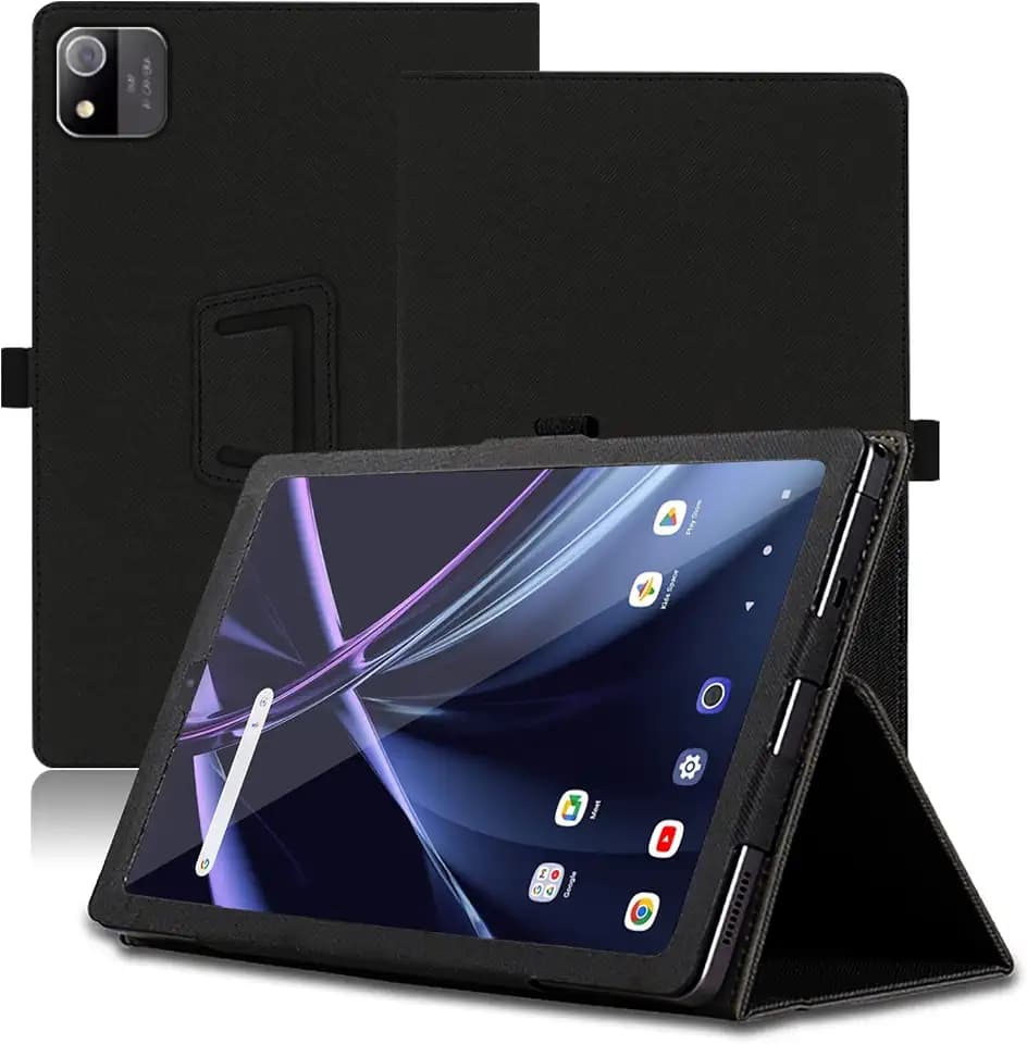 Hülle für Acer Iconia Tab A11 11 Zoll, Acer Iconia Tab A11-11-A921 Tablet Schutzhülle, Klappständer Schutzhülle mit Stifthalter und Handschlaufe, Umfassender Schutz. (Schwarz)