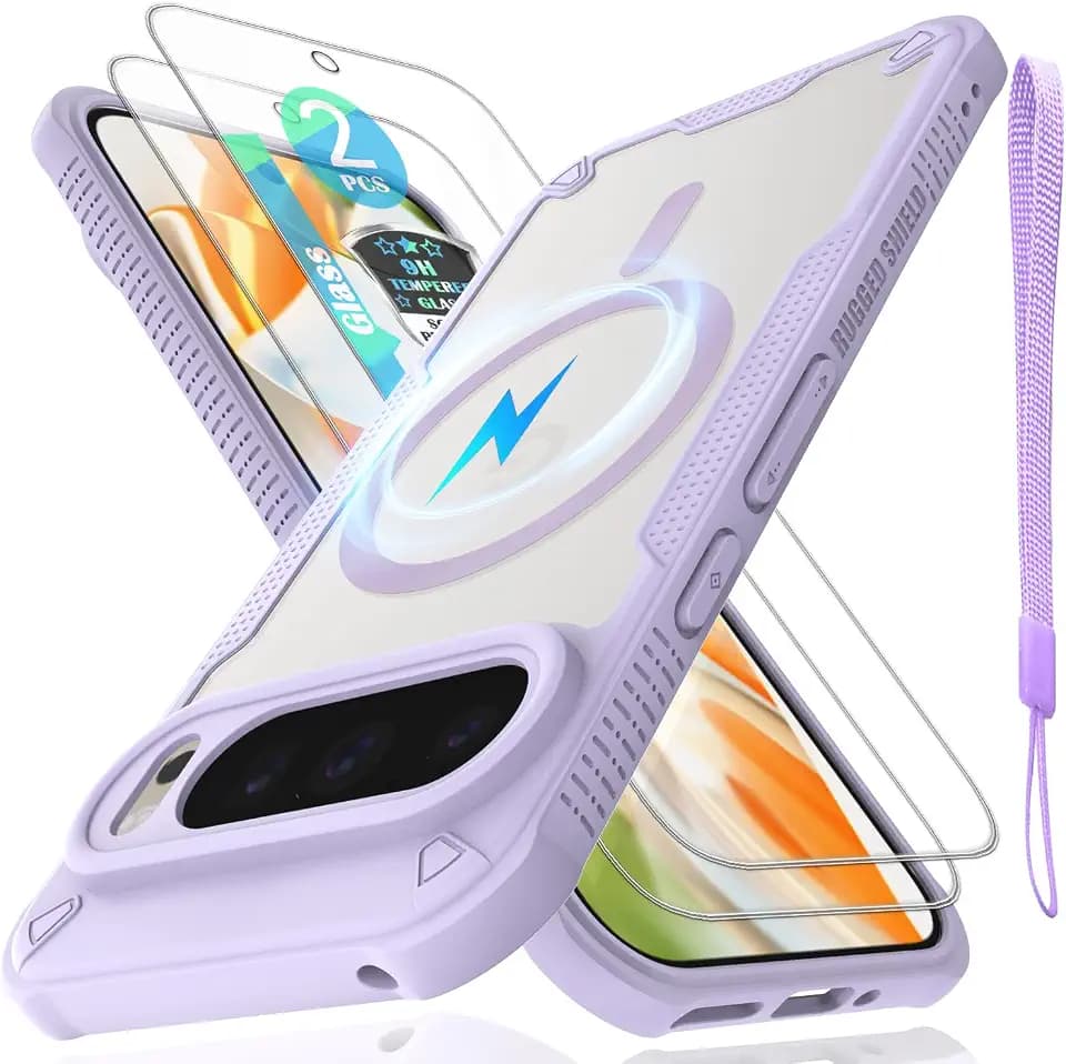 for Google Pixel 9 Pro Magsafe Phone Case 6.3-inch-Purple