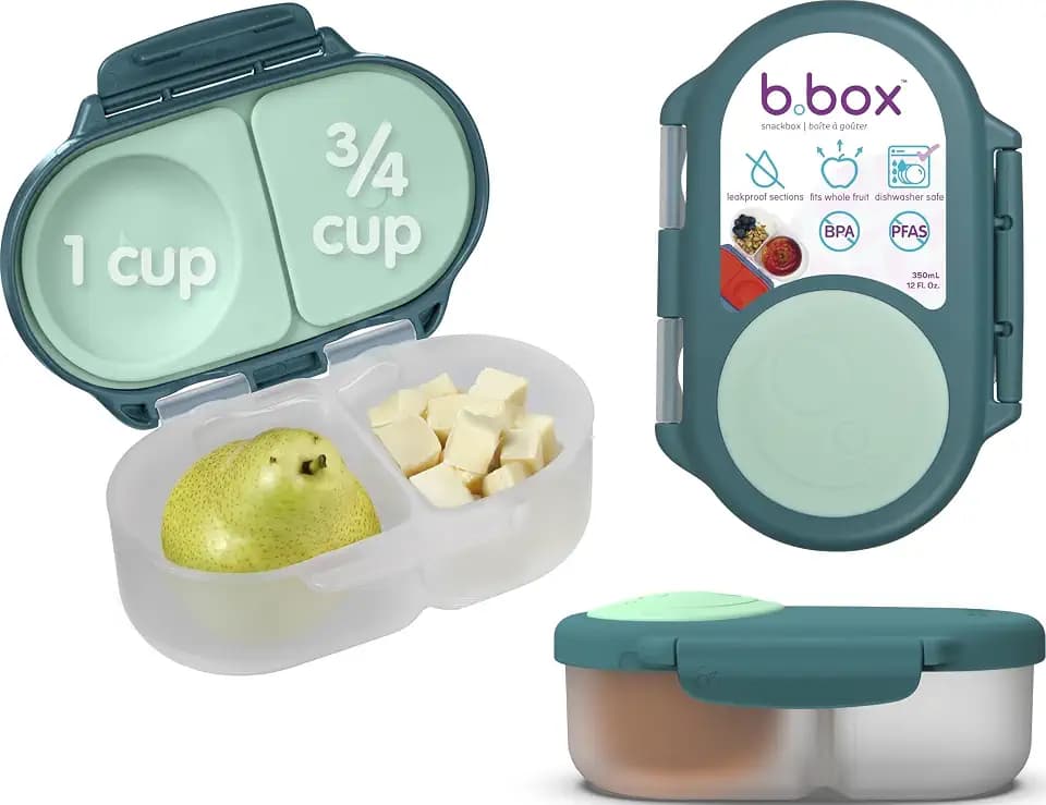 b.box Snack Box, Snack Containers for Kids, Kids Lunch Box, Toddler Snacks