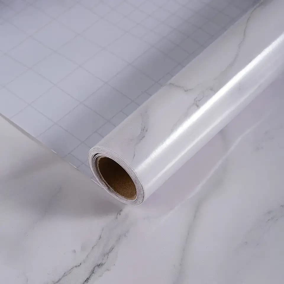 Marble Contact Paper Peel and Stick Countertops Cabinets Waterproof