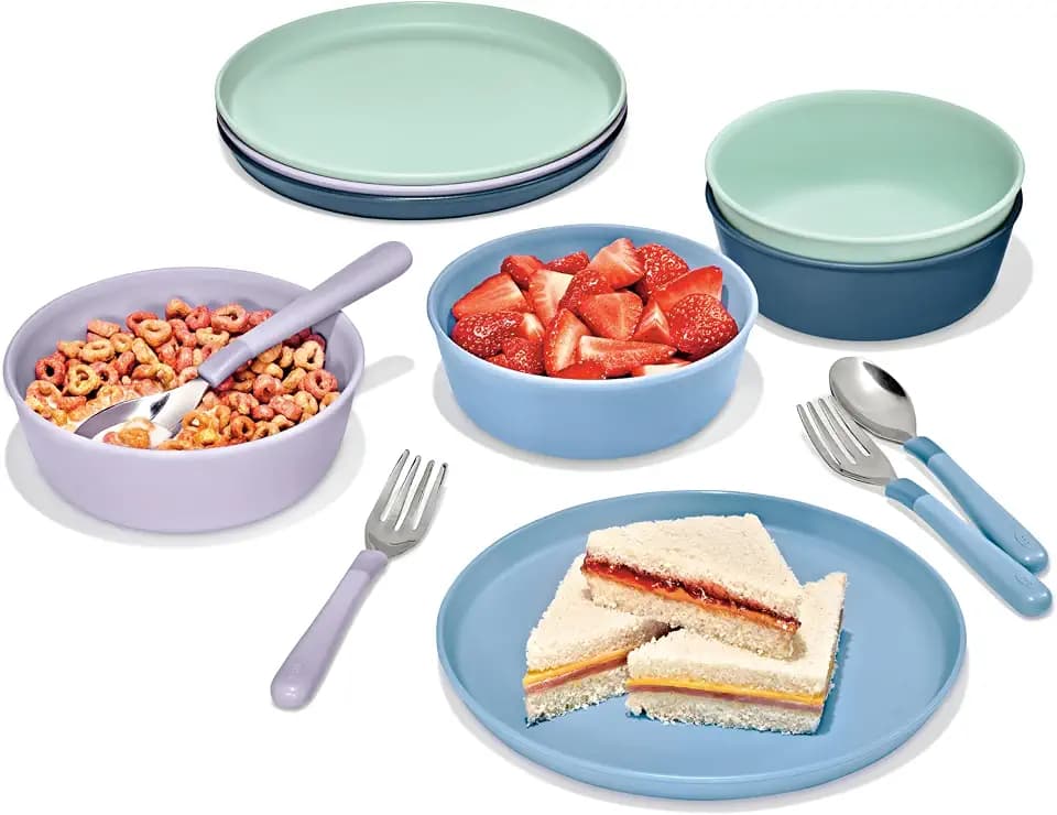 OXO Tot Toddler Mealtime Set, Plate Set