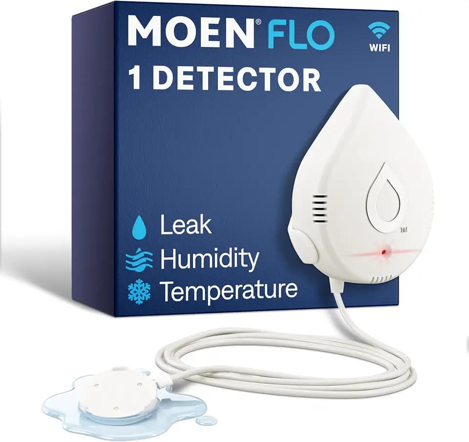 Moen Flo Detector, WiFi Enabled Water & Moisture Sensor, 1 pc, 920-004