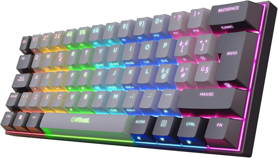 GXTrust Revyn Italienisches Layout (QWERTY) Gaming Tastatur