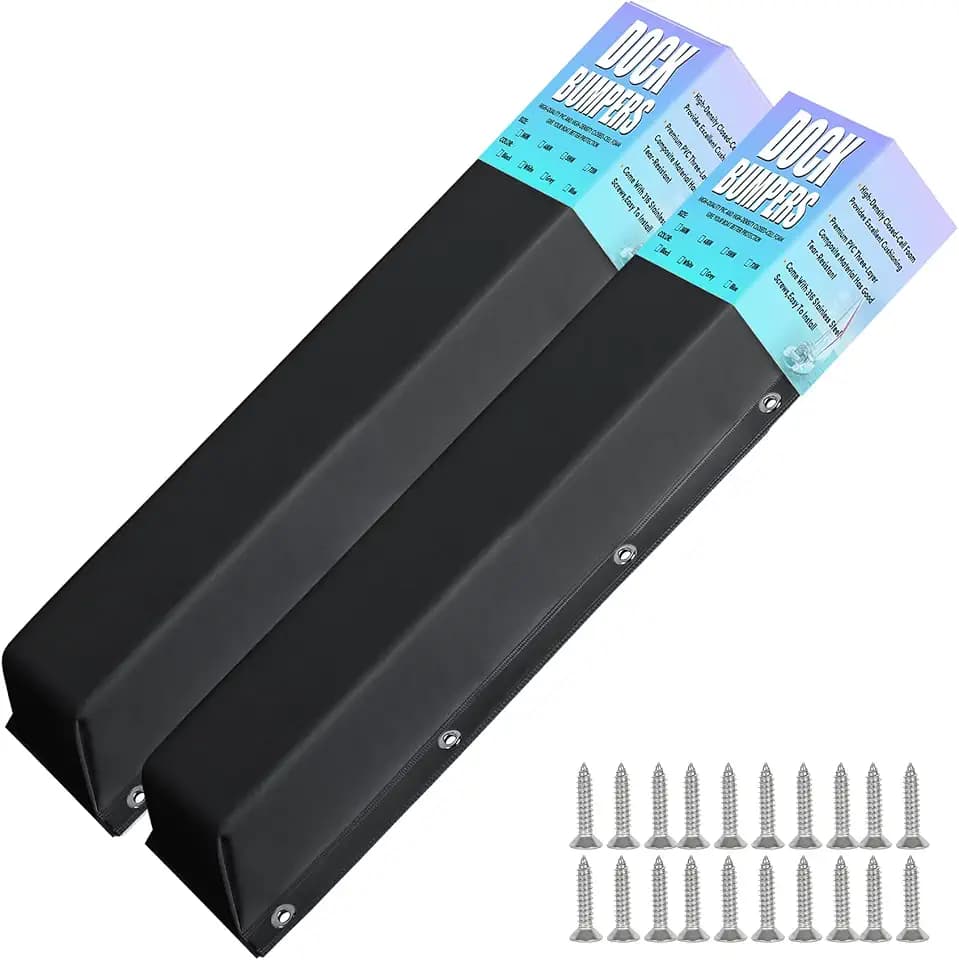Boat Dock Bumpers, 17"/36"/48"/58"/72" Dock Fenders Bumpers, Dock Pole Bumpers, Piling Bumpers Marine for Dock Edging, Piling, Horizontal Deck, Vertical Poles, or Pier Fenders
