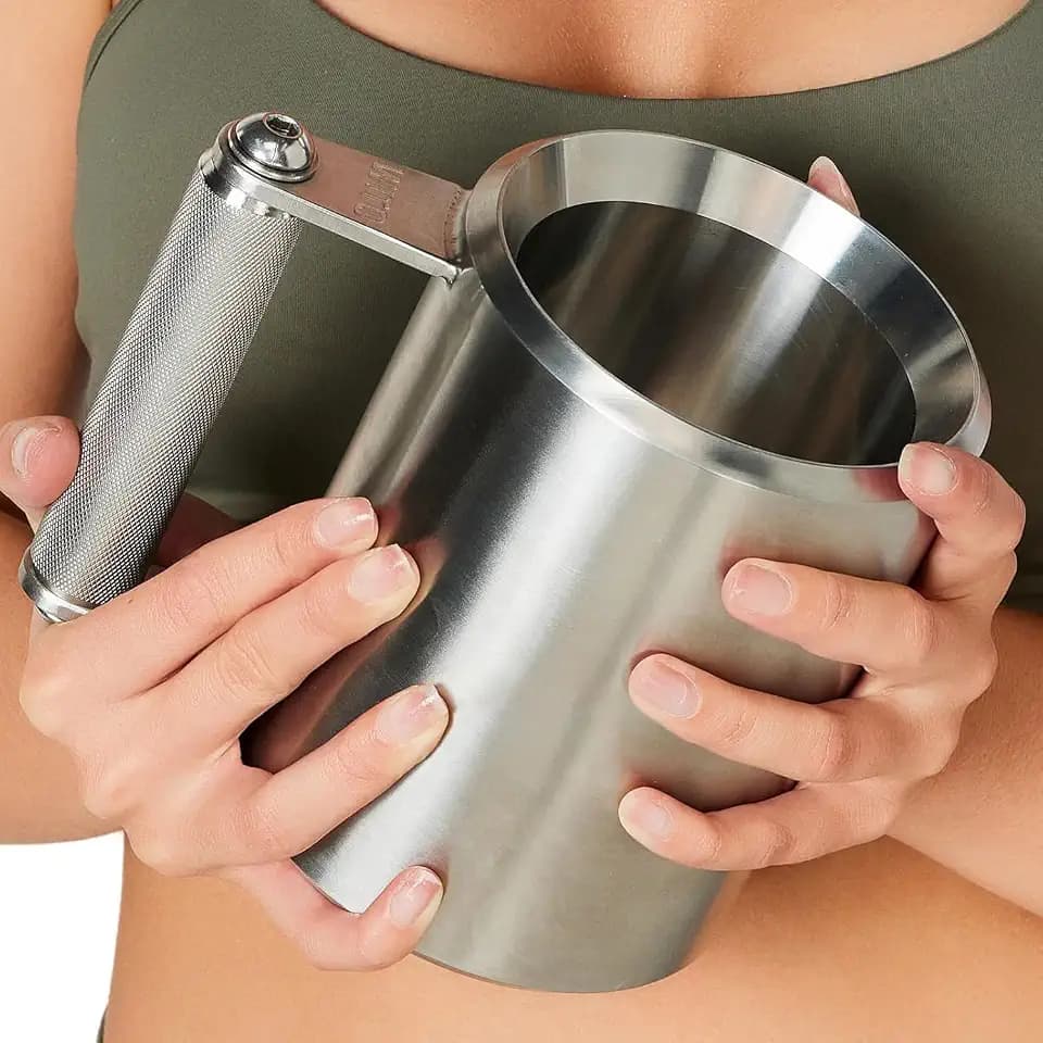 WITO Coffee Mug 26LB,500ML,Dumbbell 12KG,Stainless Steel Cups,Overweight Dumbbell Fitness Sports Water Cup,Gym Workout Coffee Enthusiast Gift,Prank Gift (26LB - 500ML)