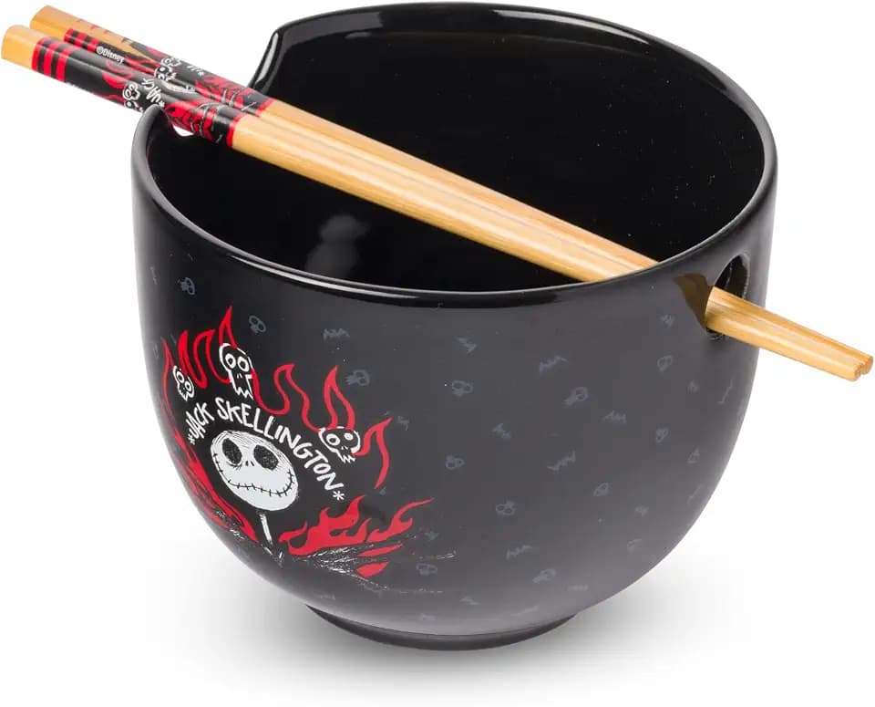 Silver Buffalo Disney The Nightmare Before Christmas, Ramen Bowl, 20oz