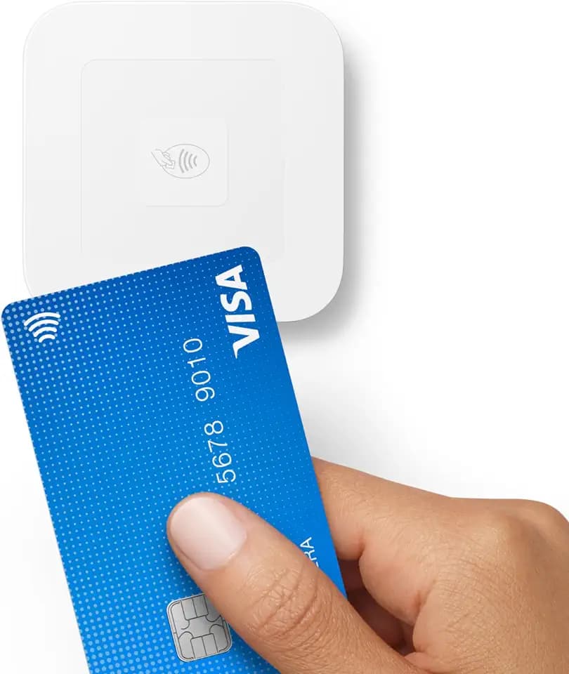 Square Kontaktloser Bluetooth-Kartenleser (2. Generation) – Nehmen Sie kontaktlose und Kartenzahlungen an – akzeptiert Chip und PIN, Debit- und Kreditkarten, Apple und Google Pay