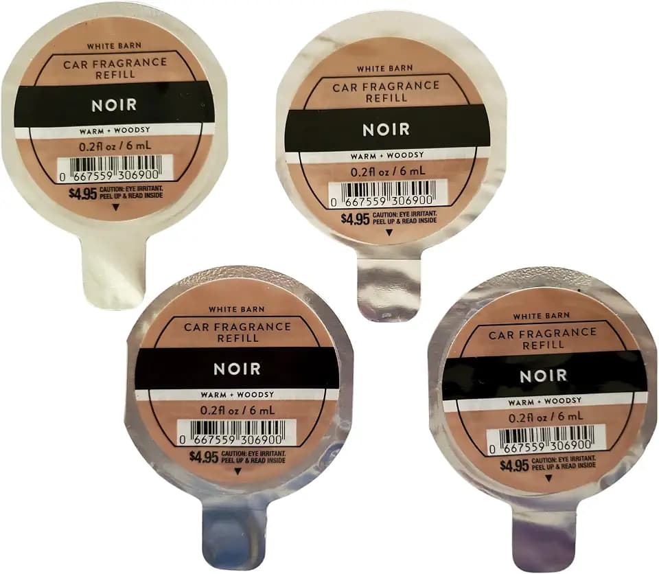Bath and Body Works Noir Car Disc Refills Pack of 4