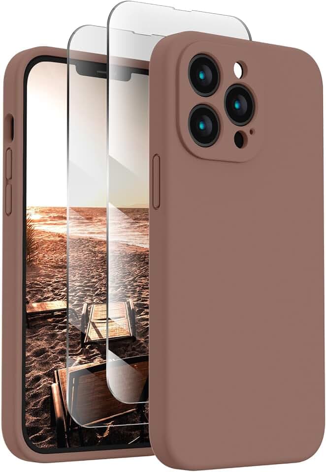 FireNova Designed for iPhone 13 Pro Max Case, 6.7", Light Brown