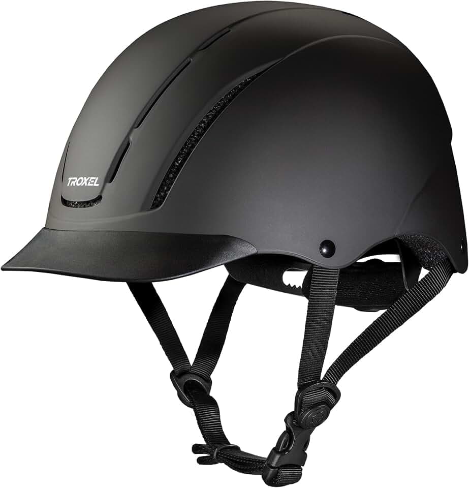 Troxel Spirit Duratec Full Coverage Horse Riding Helmet, Adjustable Fit