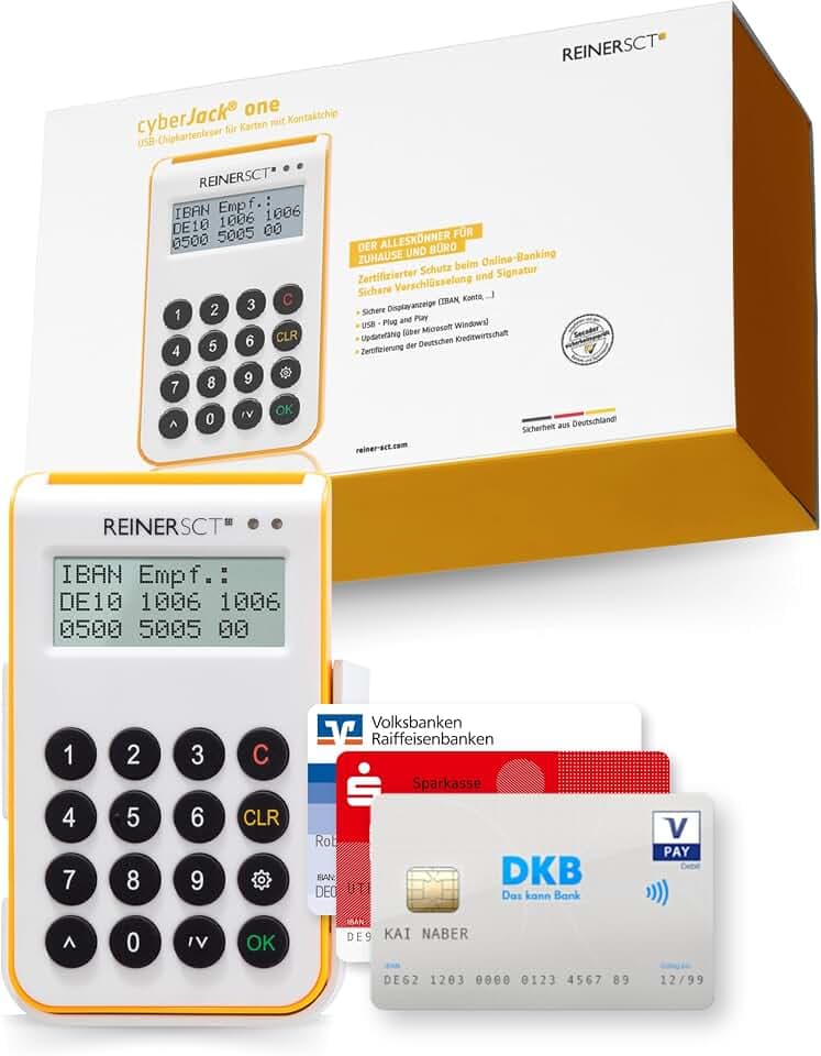 REINER SCT cyberJack one Chipkartenleser für Online-Banking