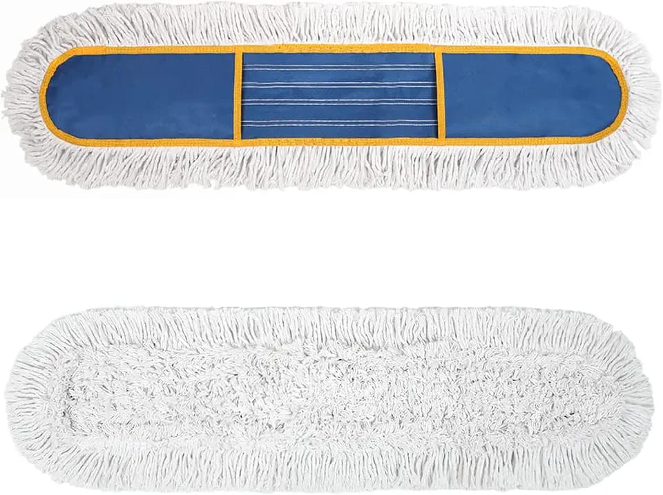 TrueYee 2PK 36” Commercial Dust Mop Heads, Washable Cotton Dust Mop Refill, Only Compatible with Asin: B0GYYVC8CD