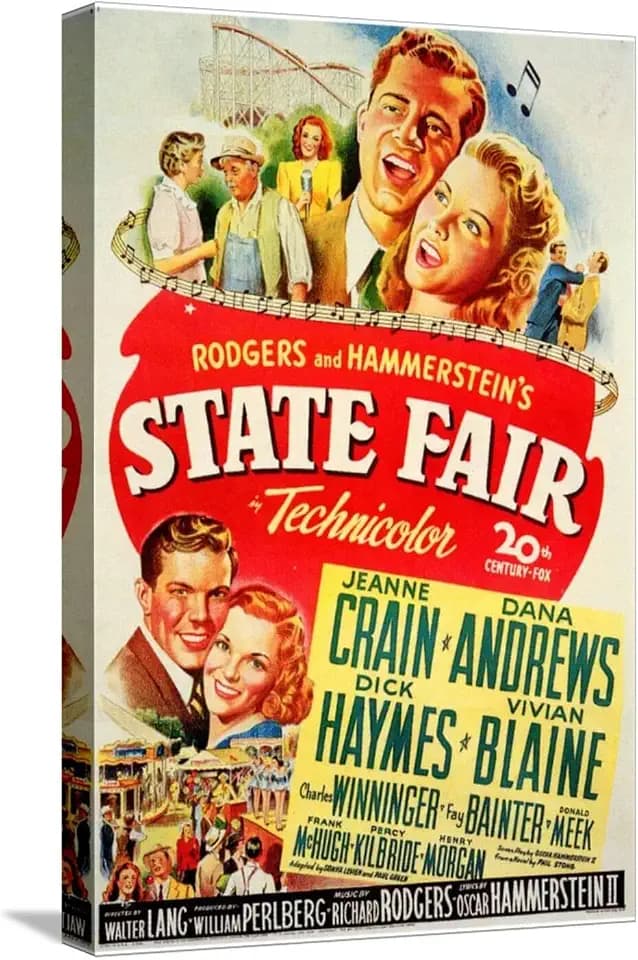 ART.COM Stretched Canvas Print State Fair, 1945, 12" x 18"