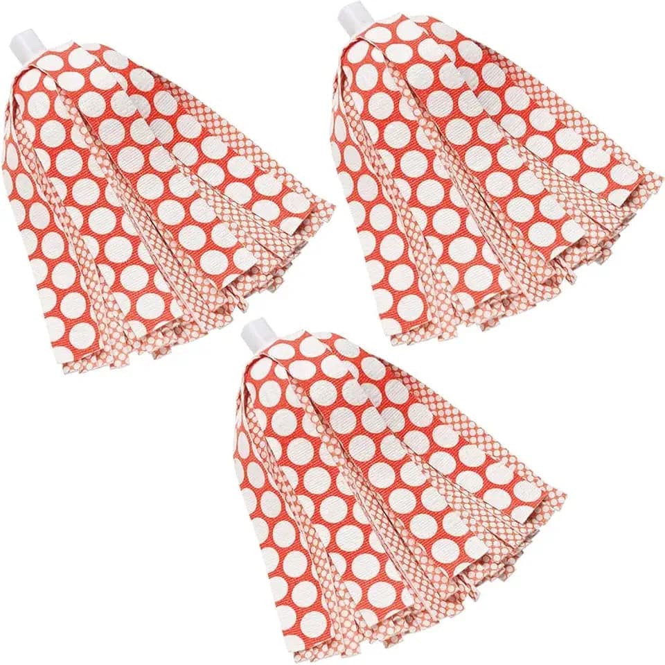 Libman Wonder Mop Head Refills, Microfiber Mop Heads, 3 Pack