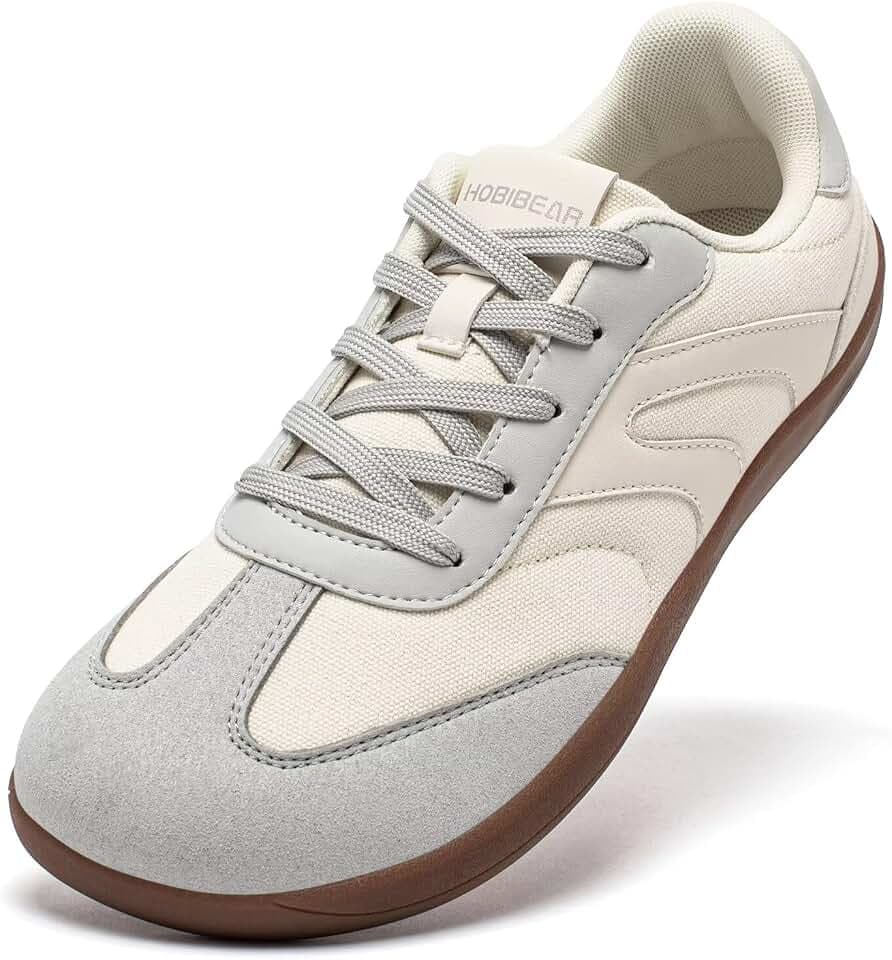 HOBIBEAR Barefoot Shoes Zero Drop Wide Fashion Sneakers for Women Men