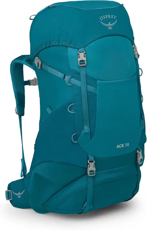 Osprey Ace 38L Kids' Backpacking Backpack, Blue OS