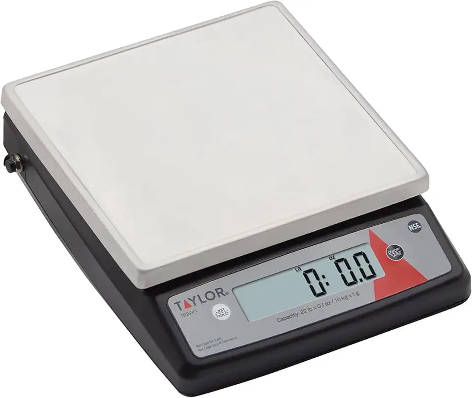Taylor Digital Kitchen Scale 22 lb Max Capacity