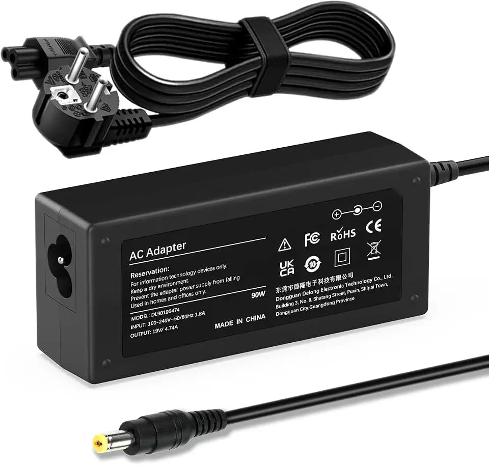 90W Ladekabel Laptop Netzteil für Acer Aspire 19V 4,74A Ladegerät 5,5x1,7mm