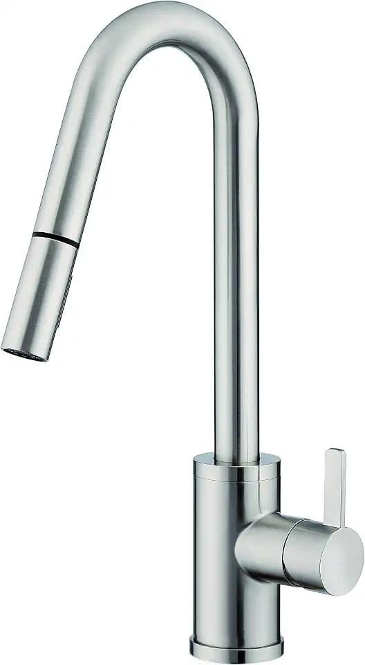 Gerber Plumbing Amalfi Pull-Down Kitchen Faucet with Snapback Retraction