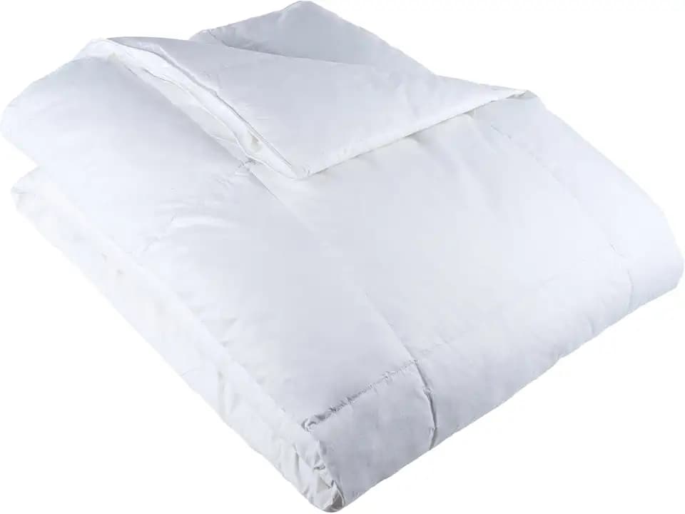 Lavish Home White Twin, Ultra-Soft Goose Down Alternative, Hypo-Allergenic, Quilted Box Stitched, All Season Bed Comforter
