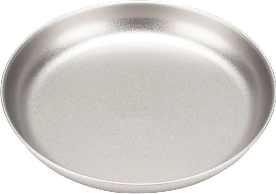 Snow Peak Titanium Camping Plate for Backpacking & Outdoor Dining