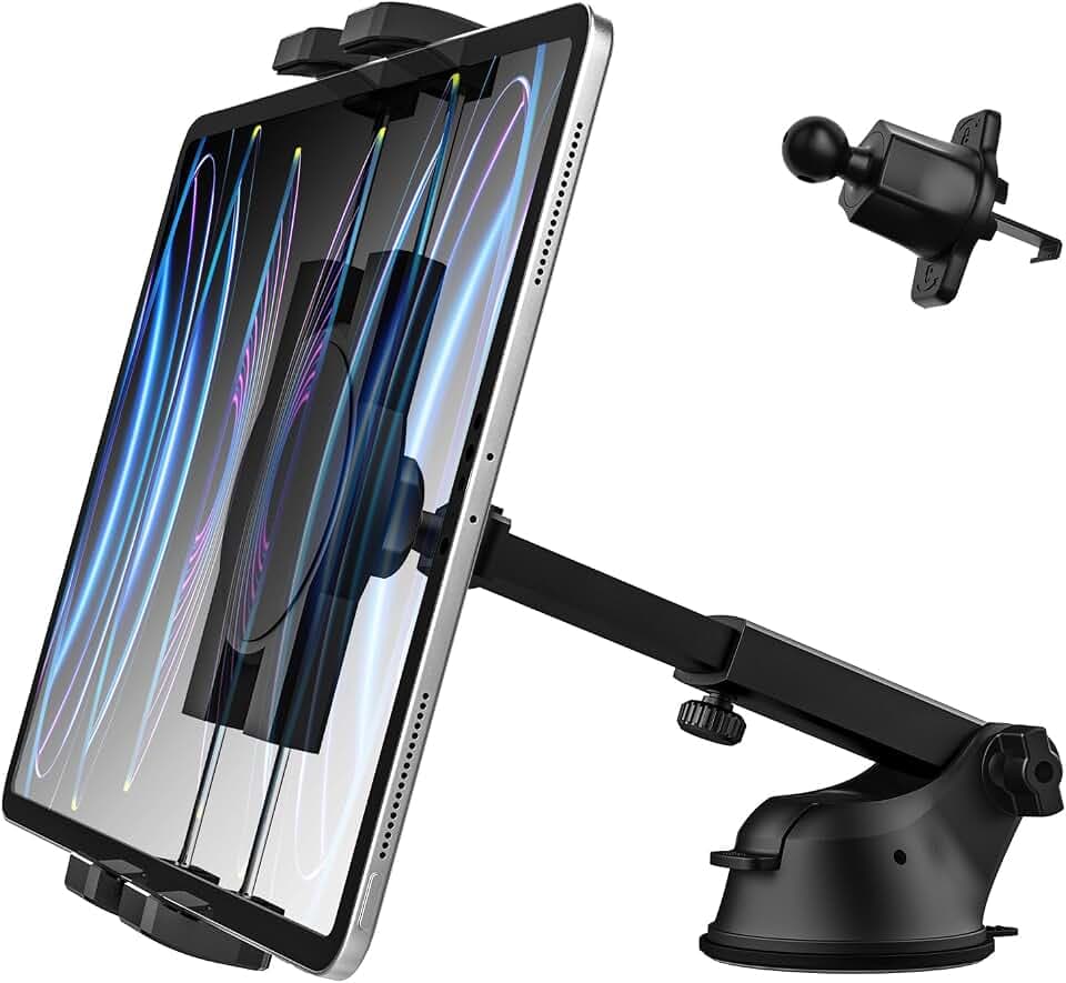 Universeller Auto Tablet Halter, 3-in-1 Tablet Handy Autohalterung Vorne