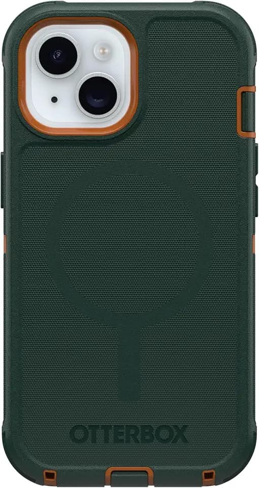 OtterBox iPhone 17e, 16e, 15, 14, & 13 Defender Series - Green Intrigue