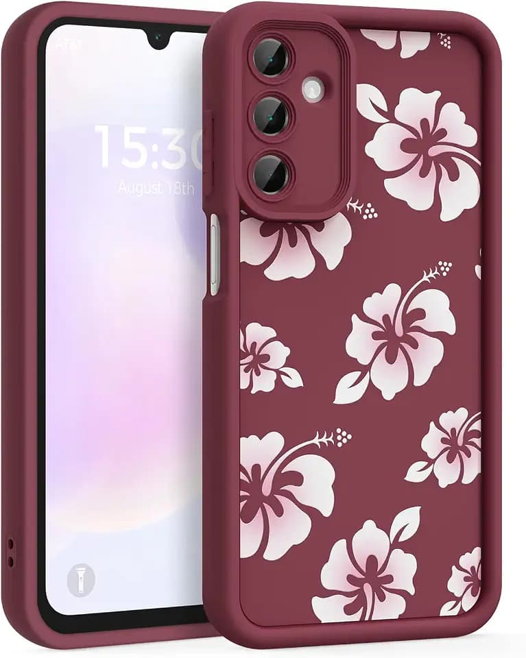 Case for Samsung Galaxy A16 5G, Silicone Shockproof Cover Women
