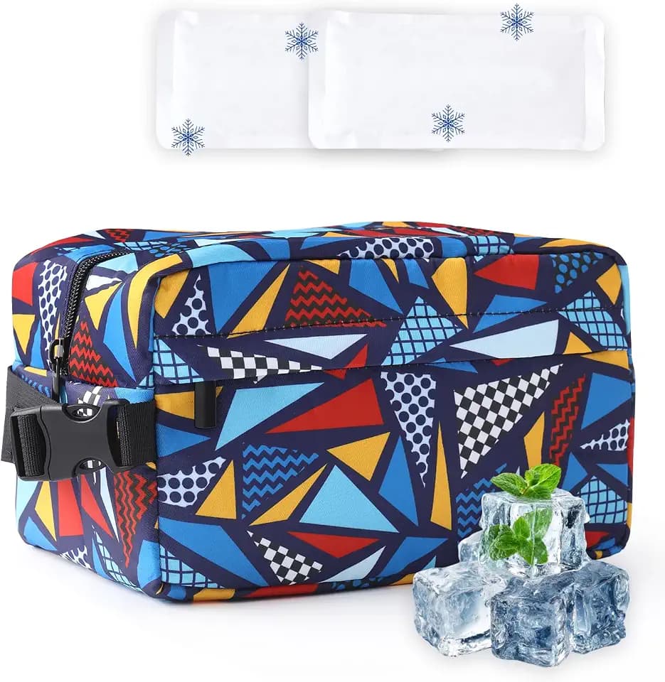 Leakproof Freezable Snack Bag Reusable Cooler Insulated Lunch Box