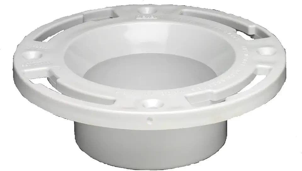 Oatey 3 in. PVC Closet Flange with Plastic Ring without Test Cap