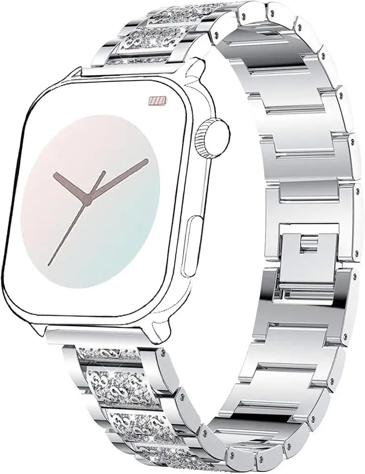 Blueshaweu 18mm 20mm 22mm damen Armband Kompatibel Für Ice-Watch - Ice Smart Serie, Metall Band Premium Edelstahl Bracelet Gurt Kompatibel mit Ice Smart Serie Smartwatch