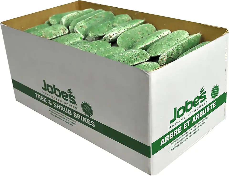 Jobe’s Slow Release Tree and Shrub Fertilizer Spikes, Easy Plant Care for Oak, Maple, Dogwood, Boxwood, and Many More Acid Loving Trees and Shrubs, Bulk 160 Count