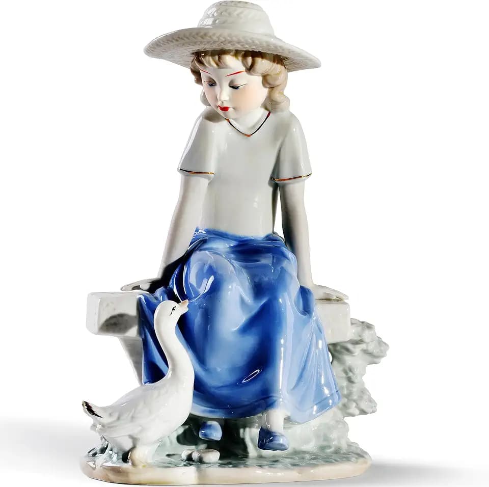 MTME Porcelain Figurine, Hello My frind, Memorabilia, Wedding Gifts, Statue Home Decor