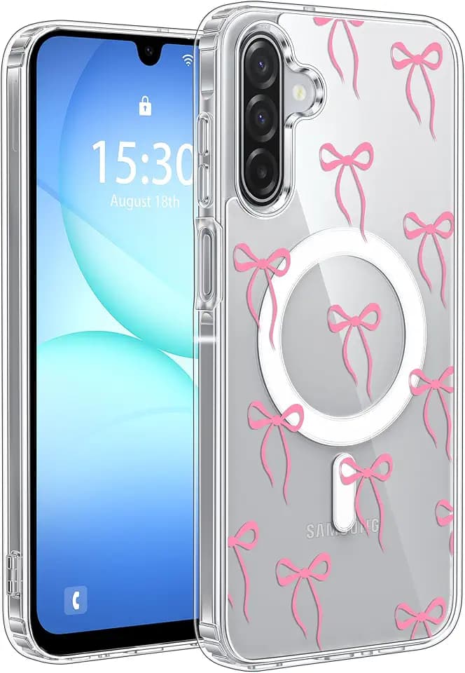 for Samsung Galaxy A17 Case, 99.9% Anti-Yellowing Slim Clear Cover
