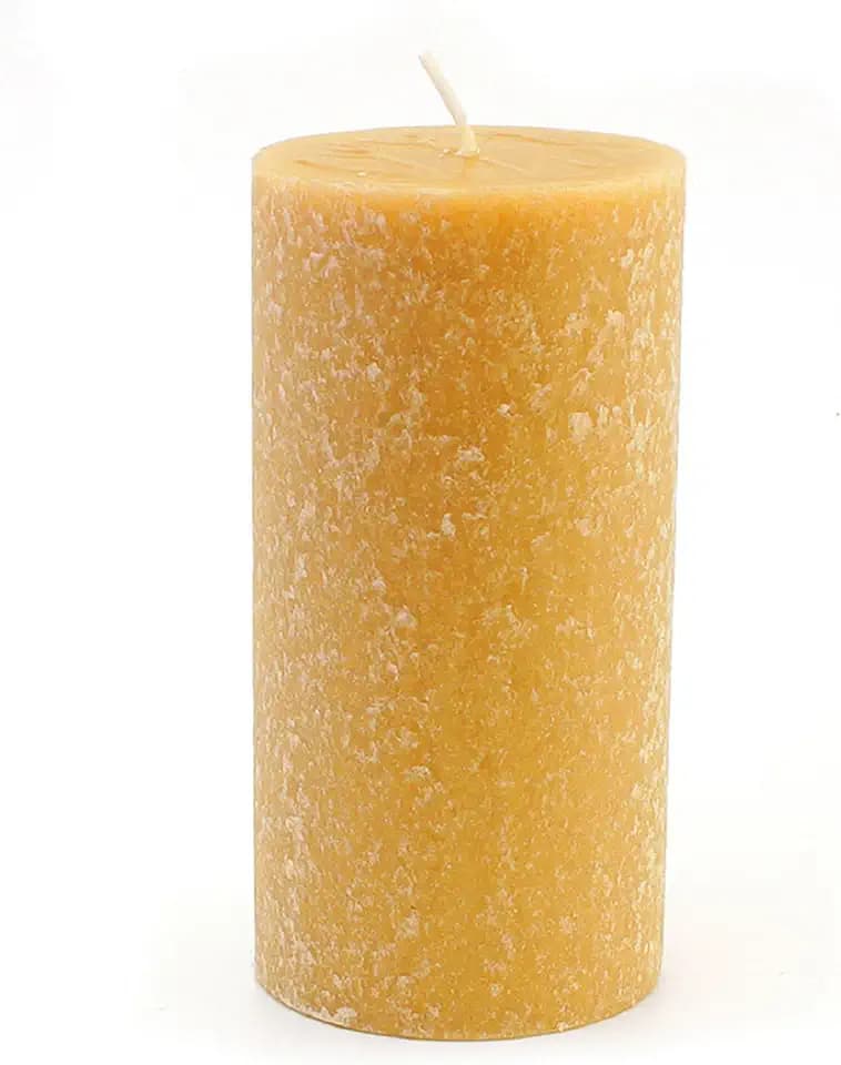 Root Candles Unscented Timberline Pillar Candle, 3 x 6-Inch, Butterscotch