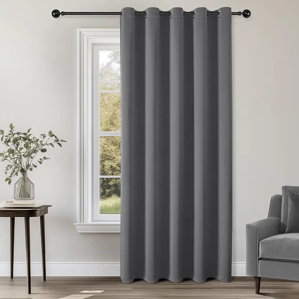 ChrisDowa Blackout Curtain 70 Inch Wide for Bedroom Room Divider Curtains