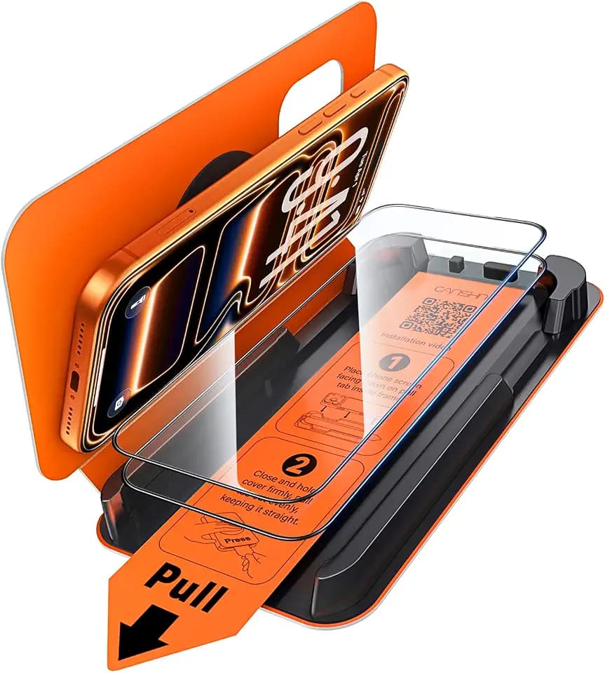 CANSHN für iPhone 18 Pro Max für Panzerglas, Klare