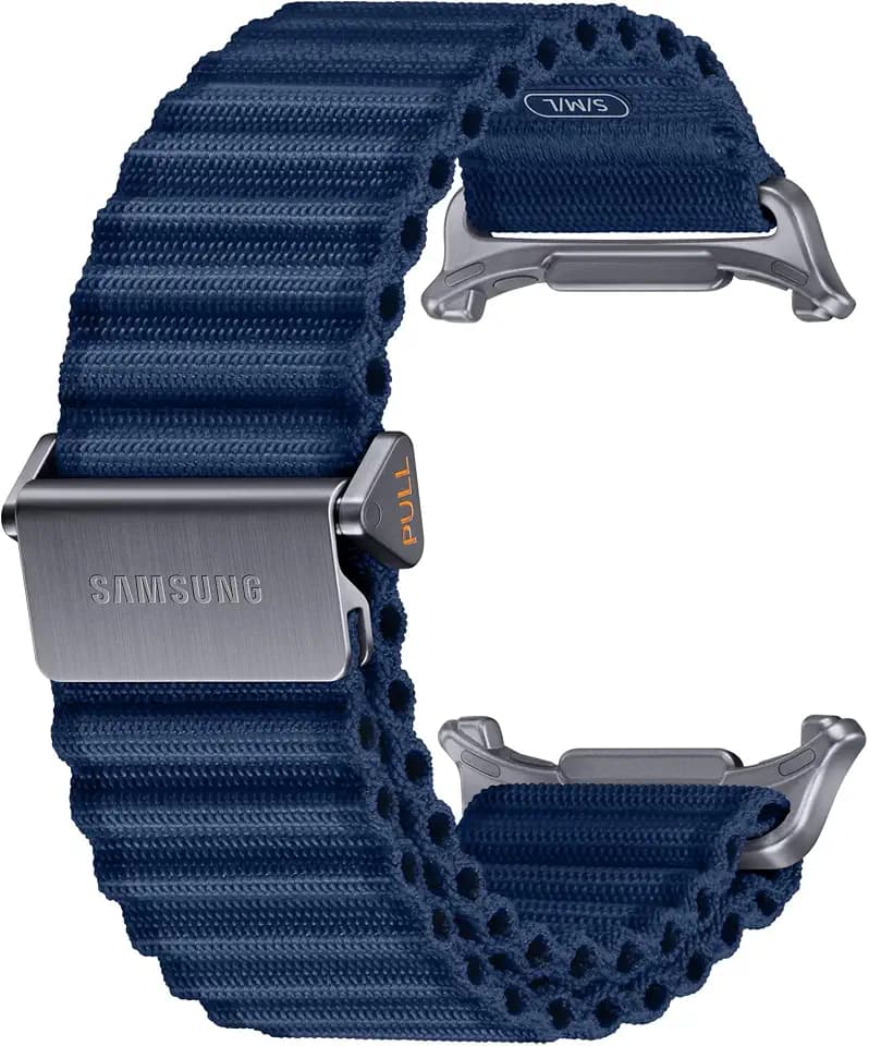 Samsung Trail Armband ET-SVL70 für die Galaxy Watch Ultra | Uhrenarmband, Atmungsaktives Arbmand, Original Zubehör, weiches Material, guter Sitz, Hakenverschluss, Blue