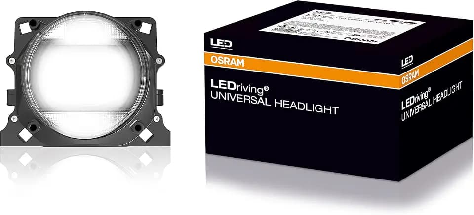 OSRAM LEDriving Universal Headlight 101, LEDUHL101, LED-Fern- und Abblendlichtprojektor mit optionaler Positionslicht- und Tagfahrlichtfunktion für Linkslenkung