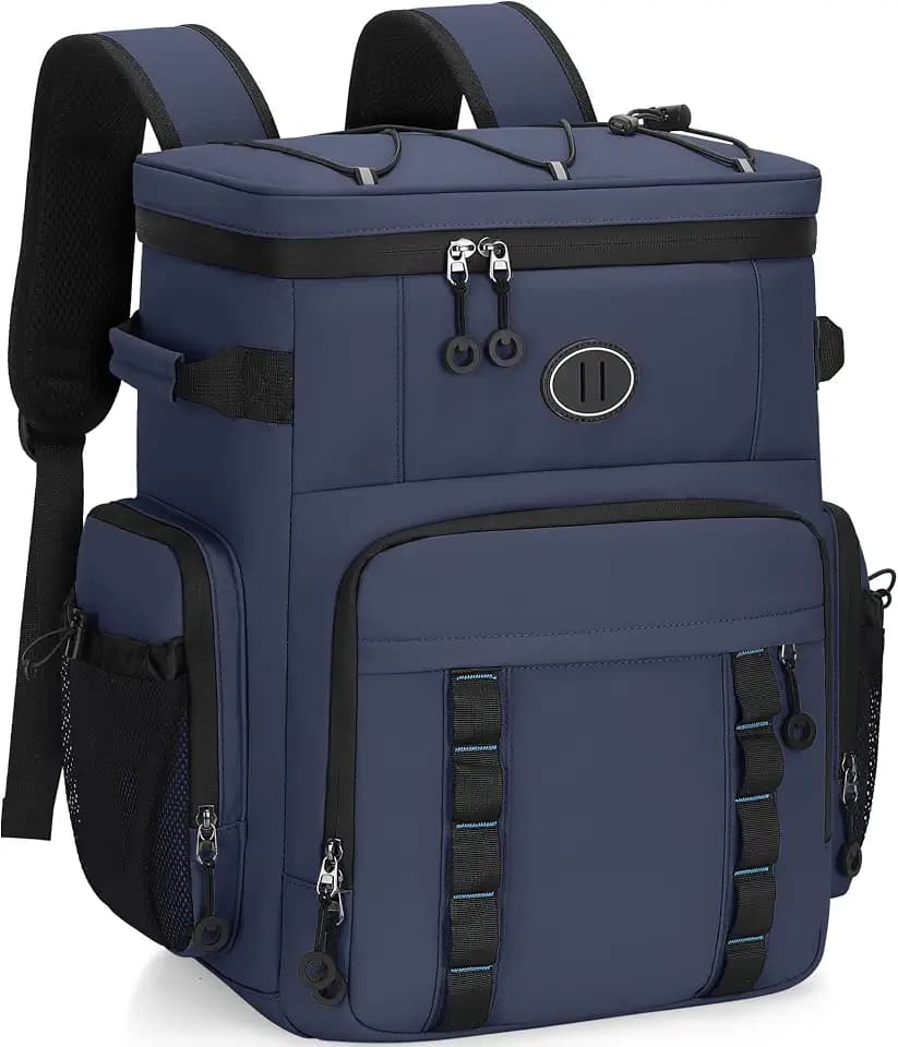 Large 60 Can Insulated Waterproof Leakproof Cooler Backpack