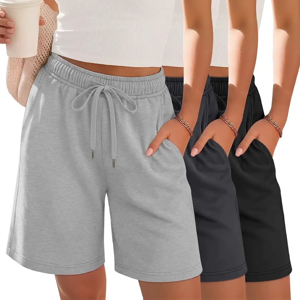 3 Pack Women's Bermuda Shorts