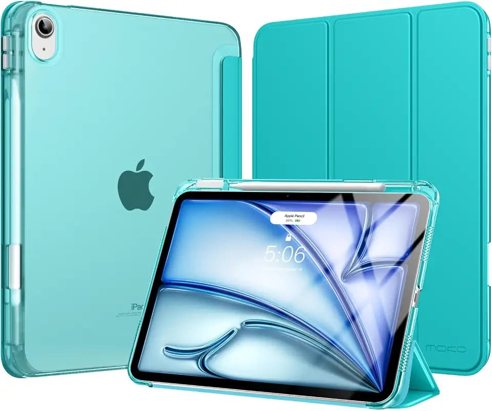 MoKo Hülle für iPad Air 11 Zoll (M4/M3/M2) 2026/2025/2024 mit Stifthalter