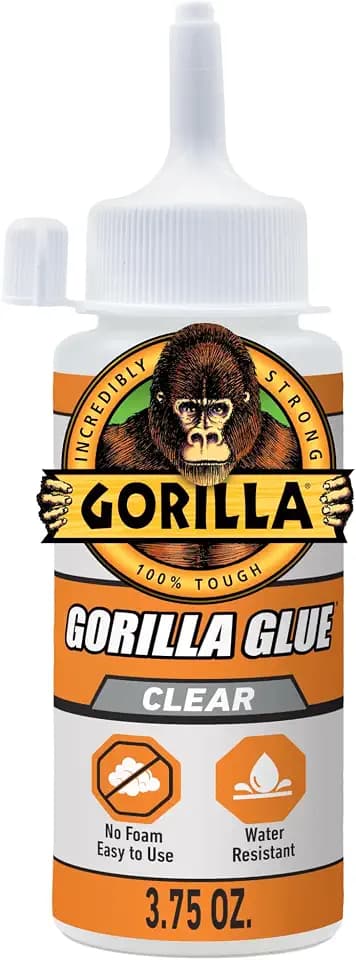 Gorilla Clear Glue, All Purpose, Polyurethane, 3.75 oz Bottle