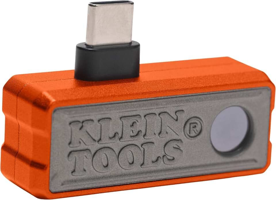 Klein Tools TI223 Mobile Thermal Imaging Camera, Thermal Imager for iOS and Android, 19,200 Pixels, Wide Temperature Range of -4 to 752-Degree Fahrenheit, Professional Infrared Camera