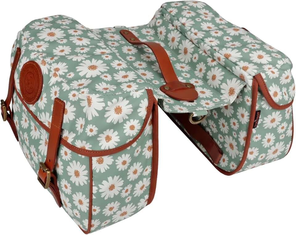 TOURBON Panniers Bike Bags Double Side Bicycle Saddle Bag for Rear Rack