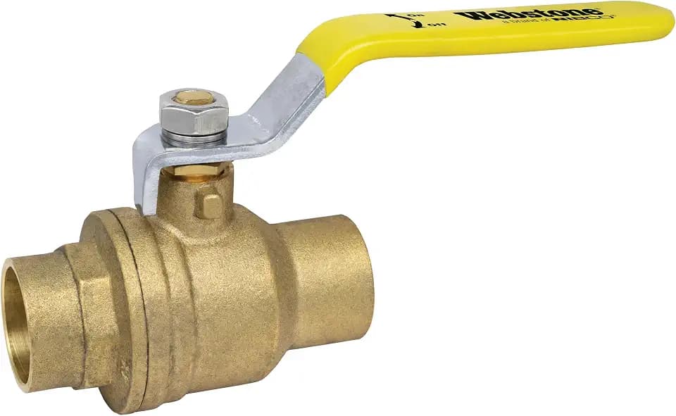 Webstone H-50703 Bronze Full Port Sweat Ball Valve, 3/4"