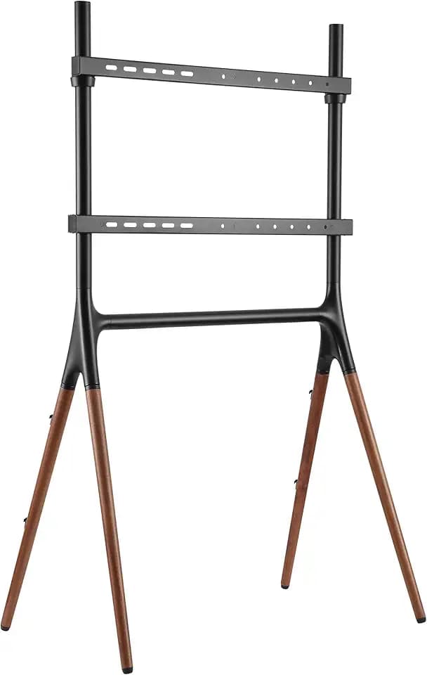 HALTERUNGSPROFI FS08B Design STAFFELEI 4-Bein TV-Stativ Halterung Stativ Fernsehstand Stand Flachbildschirm Möbel Rack 49-70 Zoll VESA 600x400