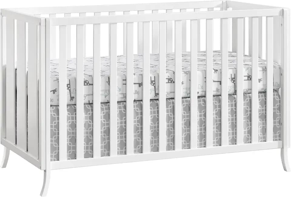 Oxford Baby Arlie 4 in 1 Convertible Island Crib White