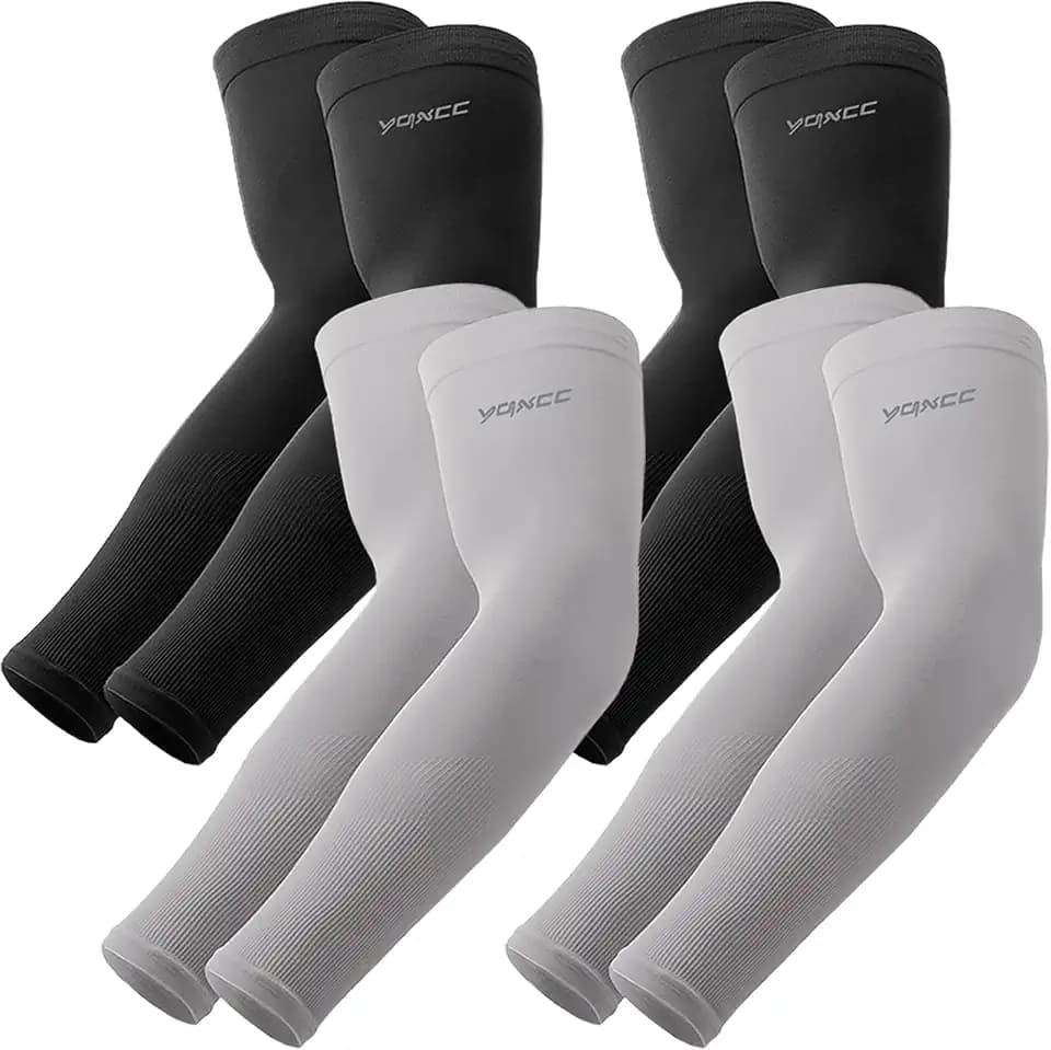 YQXCC Arm Sleeves Cooling UV Sun Protection Sport Compression for Men Women